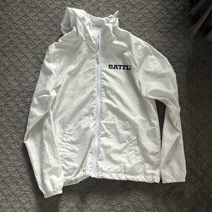 Battle Sports Windbreaker- Camo White - Size M